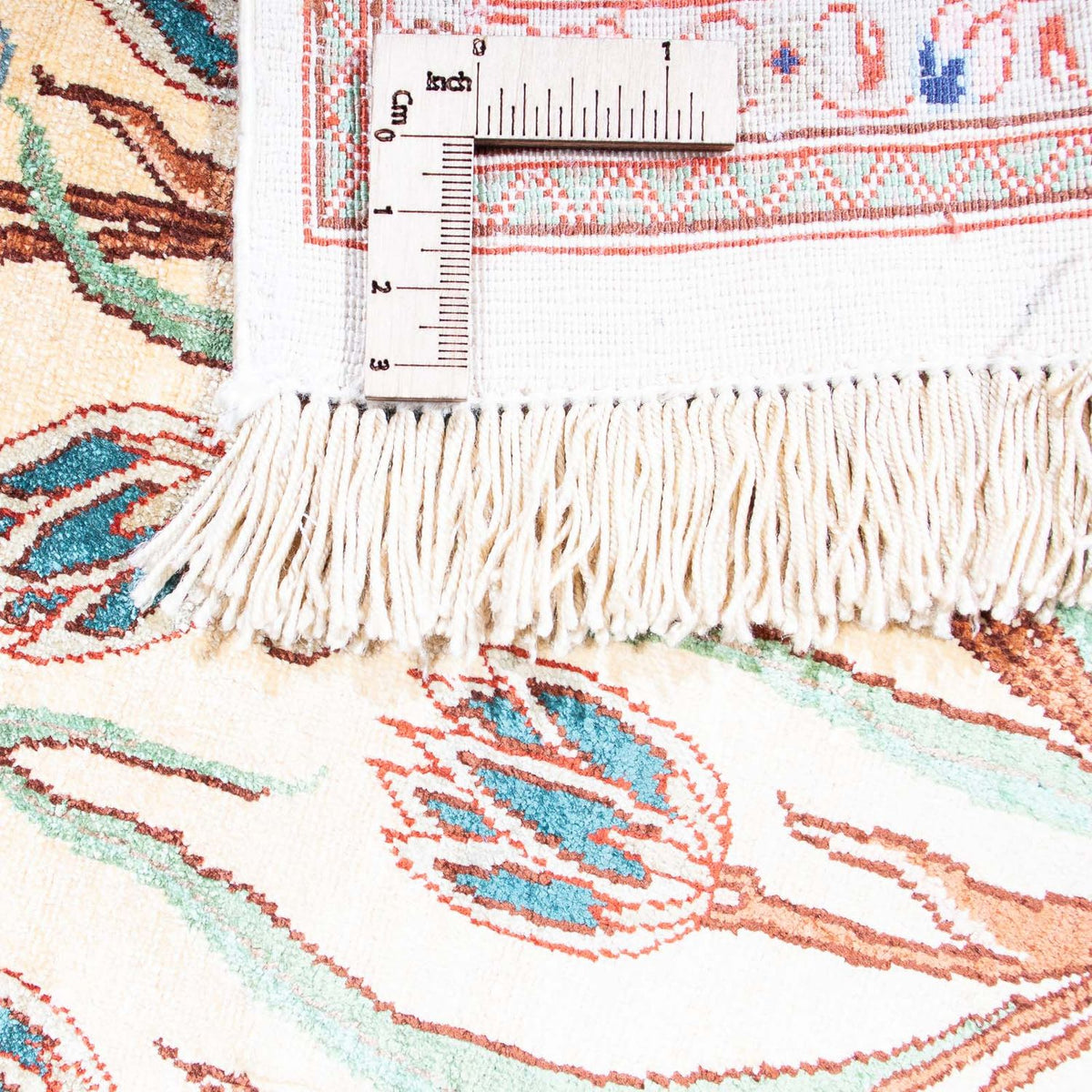 Alfombra persa - Ghom - 156 x 102 cm - beige