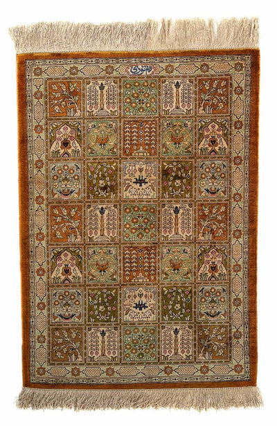 Qom Alfombra 55x76cm - Alfombra persa