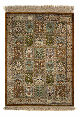 Alfombra persa - Ghom - 72 x 54 cm - multicolor