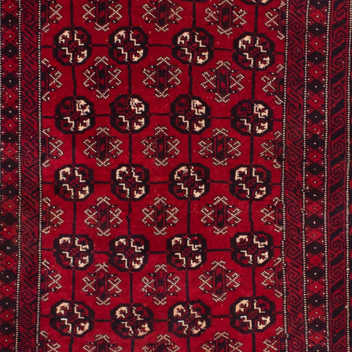 Alfombra Belutsch - 186 x 119 cm - rojo oscuro