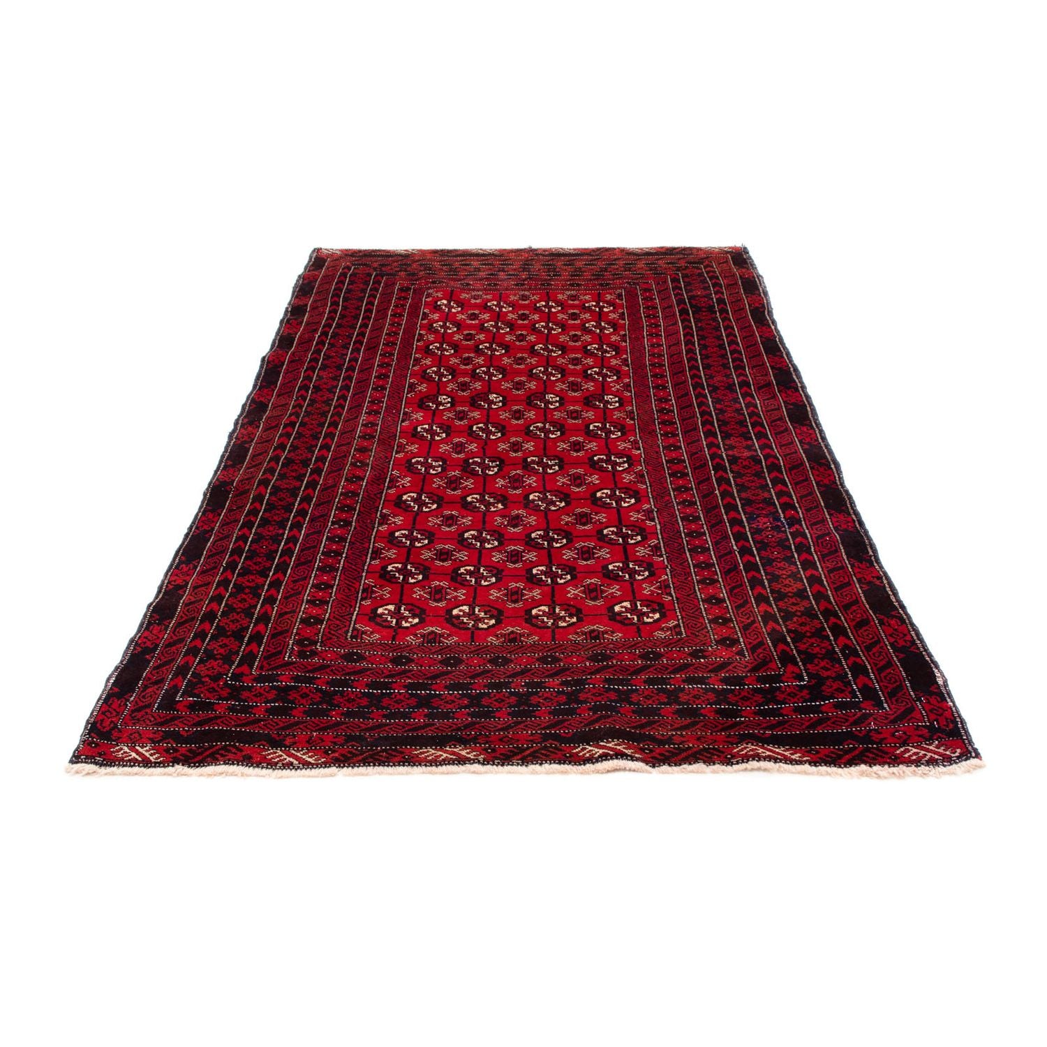 Alfombra Belutsch - 186 x 119 cm - rojo oscuro