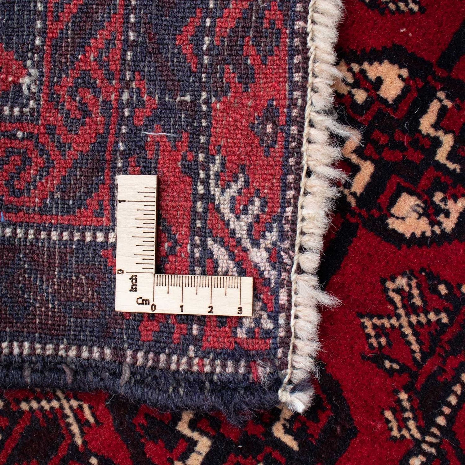 Alfombra Belutsch - 186 x 119 cm - rojo oscuro