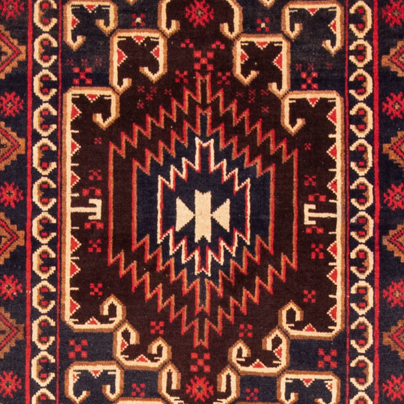 Alfombra de pasillo Alfombra Belutsch - 212 x 109 cm - óxido