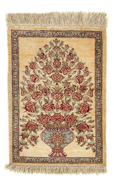 Qom seda Alfombra 31x41cm - Alfombra persa