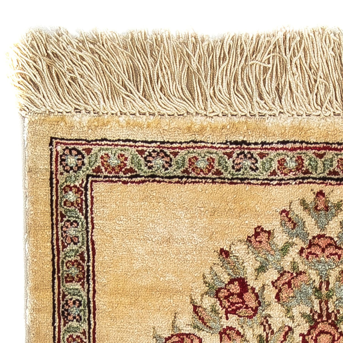 Qom seda Alfombra 31x41cm - Alfombra persa