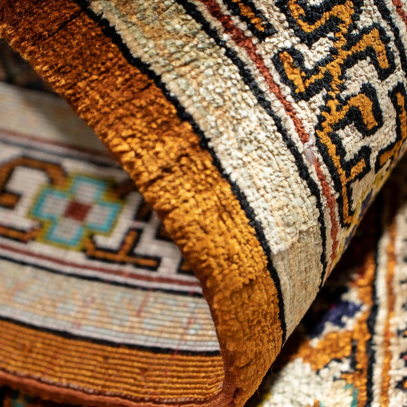 Alfombra persa - Ghom - 65 x 53 cm - multicolor