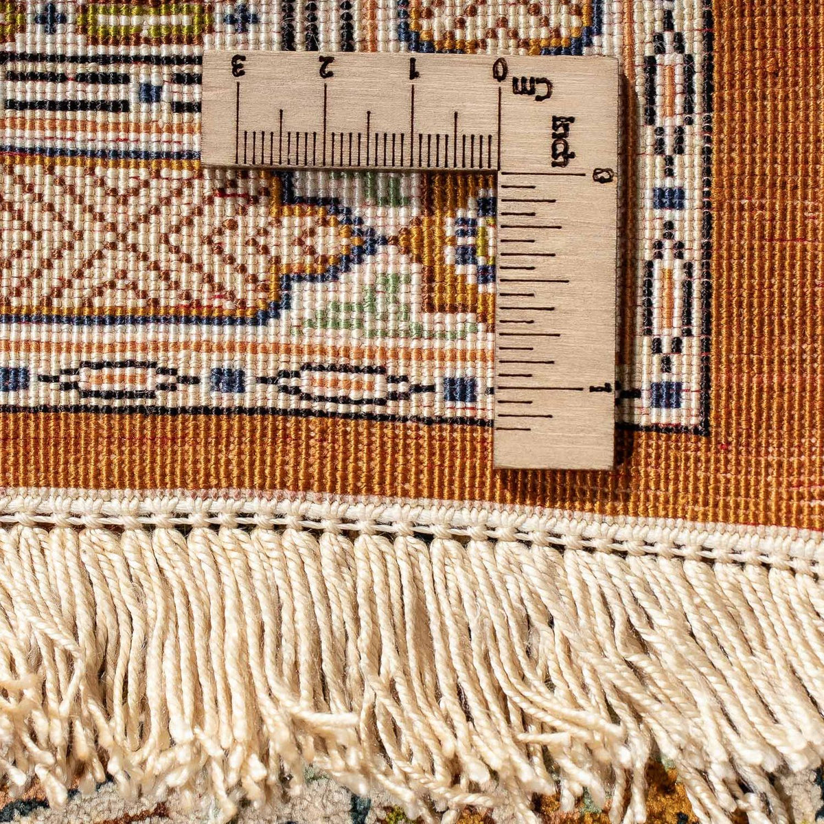 Alfombra persa - Ghom - 75 x 56 cm - multicolor