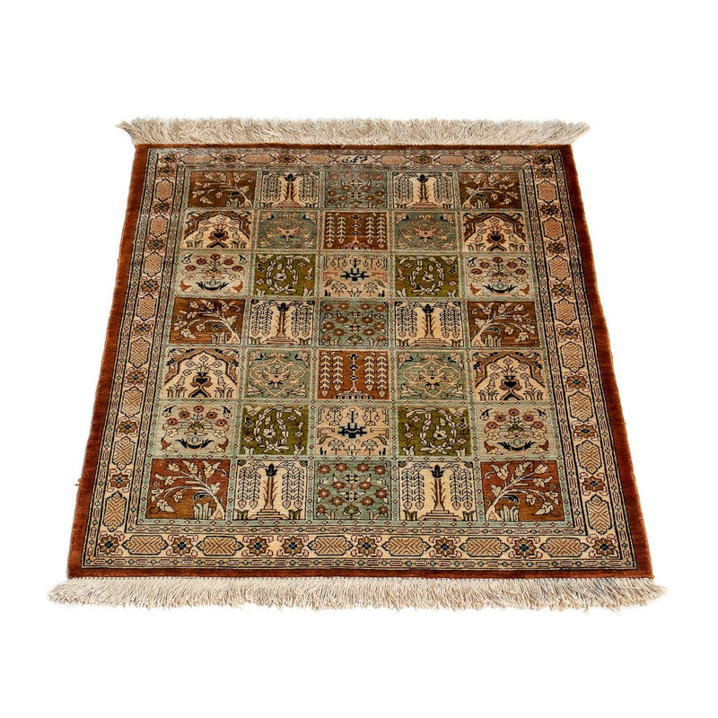 Alfombra persa - Ghom - 75 x 55 cm - multicolor