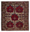 Alfombra Belutsch cuadrado  - 137 x 130 cm - marrón claro