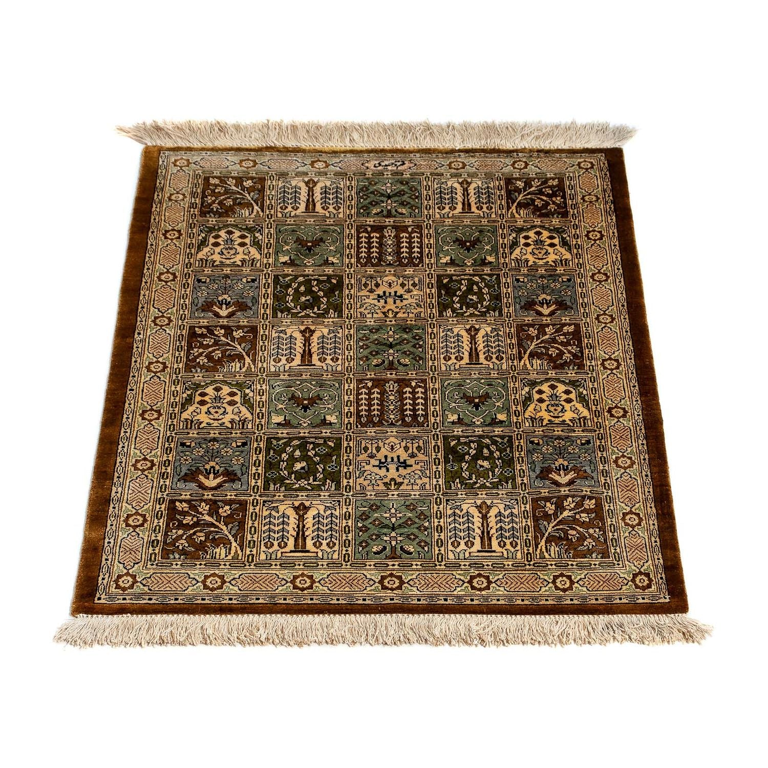 Alfombra persa - Ghom - 77 x 58 cm - multicolor