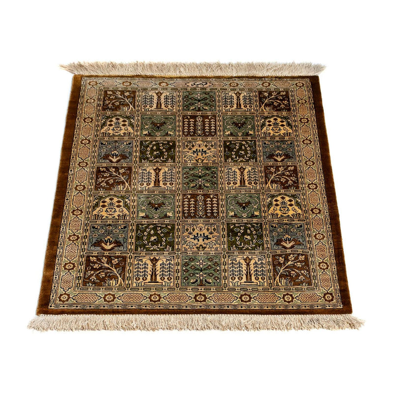 Alfombra persa - Ghom - 77 x 58 cm - multicolor