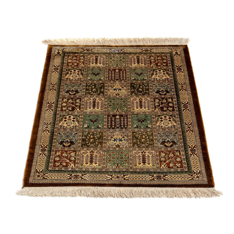 Alfombra persa - Ghom - 77 x 55 cm - multicolor