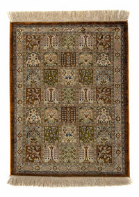 Alfombra persa - Ghom - 73 x 55 cm - multicolor