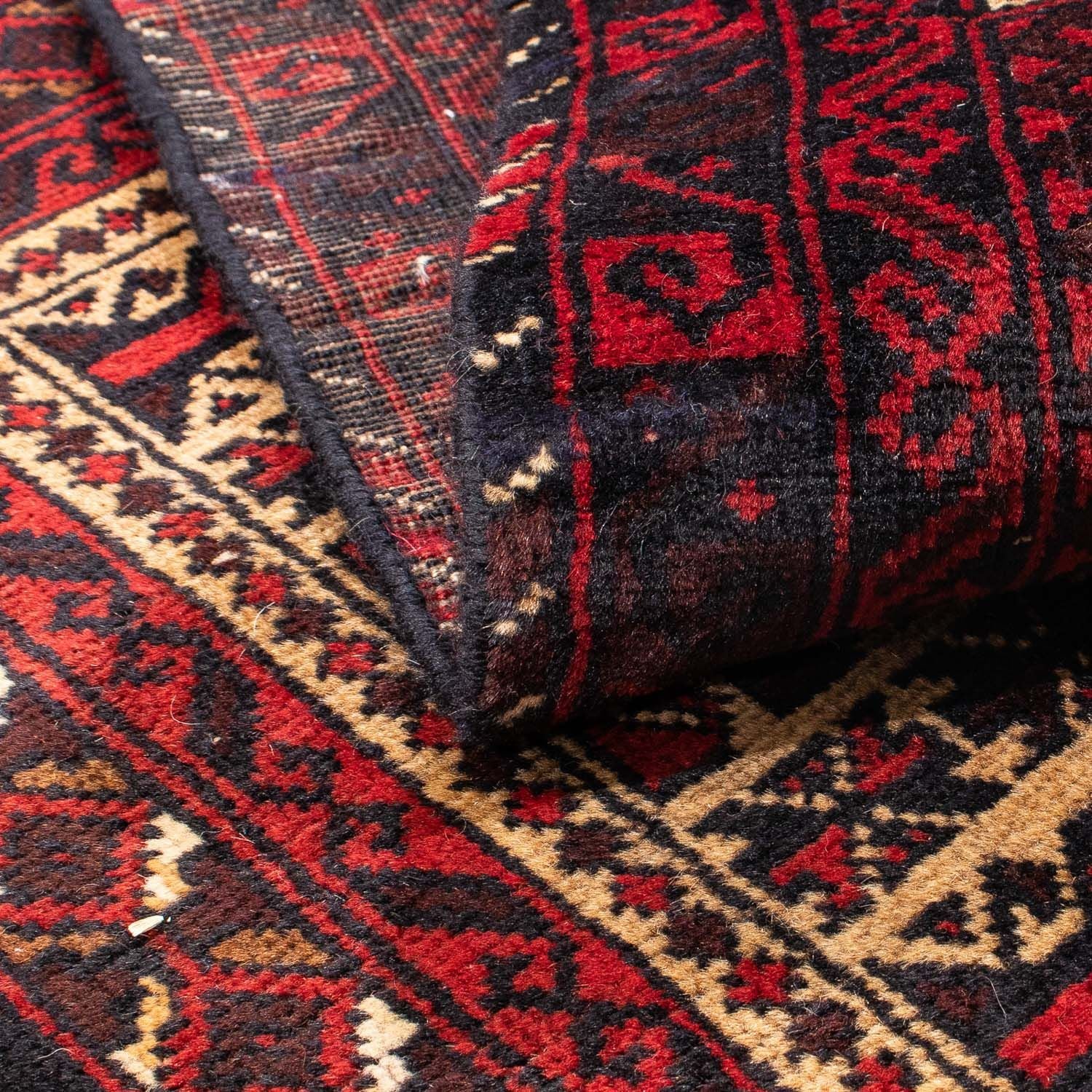 Alfombra Belutsch - 126 x 86 cm - rojo oscuro