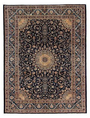 Alfombra persa - Clásica - 390 x 302 cm - azul oscuro