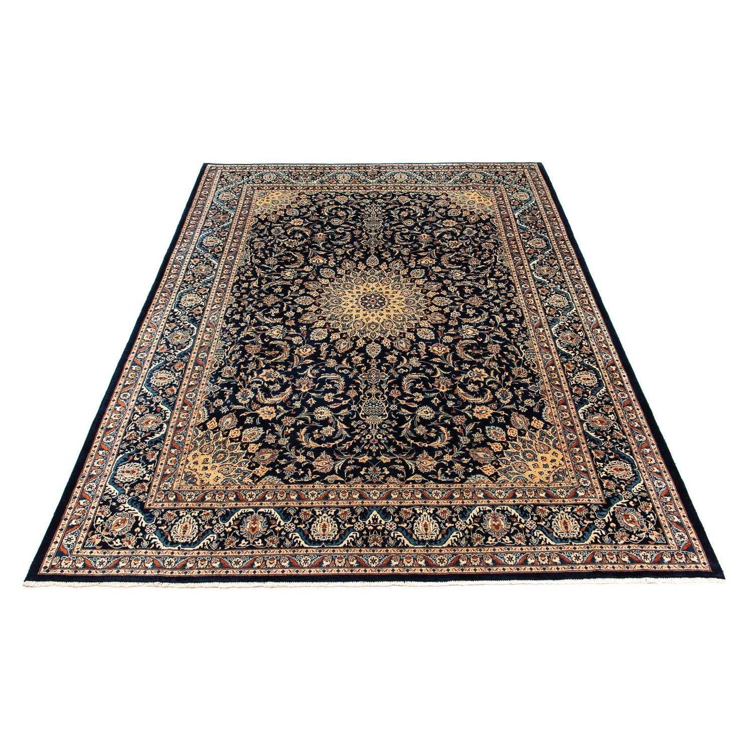 Alfombra persa - Clásica - 390 x 302 cm - azul oscuro