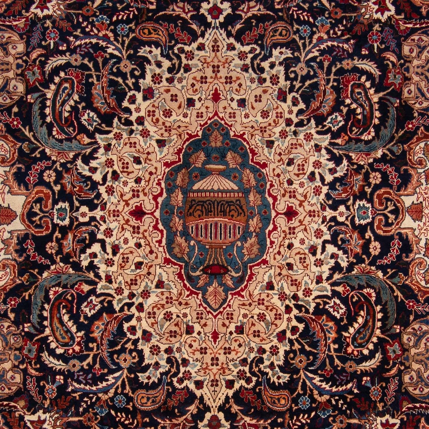 Alfombra persa - Clásica - 365 x 257 cm - azul oscuro