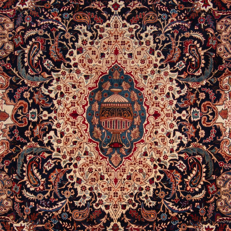 Alfombra persa - Clásica - 365 x 257 cm - azul oscuro