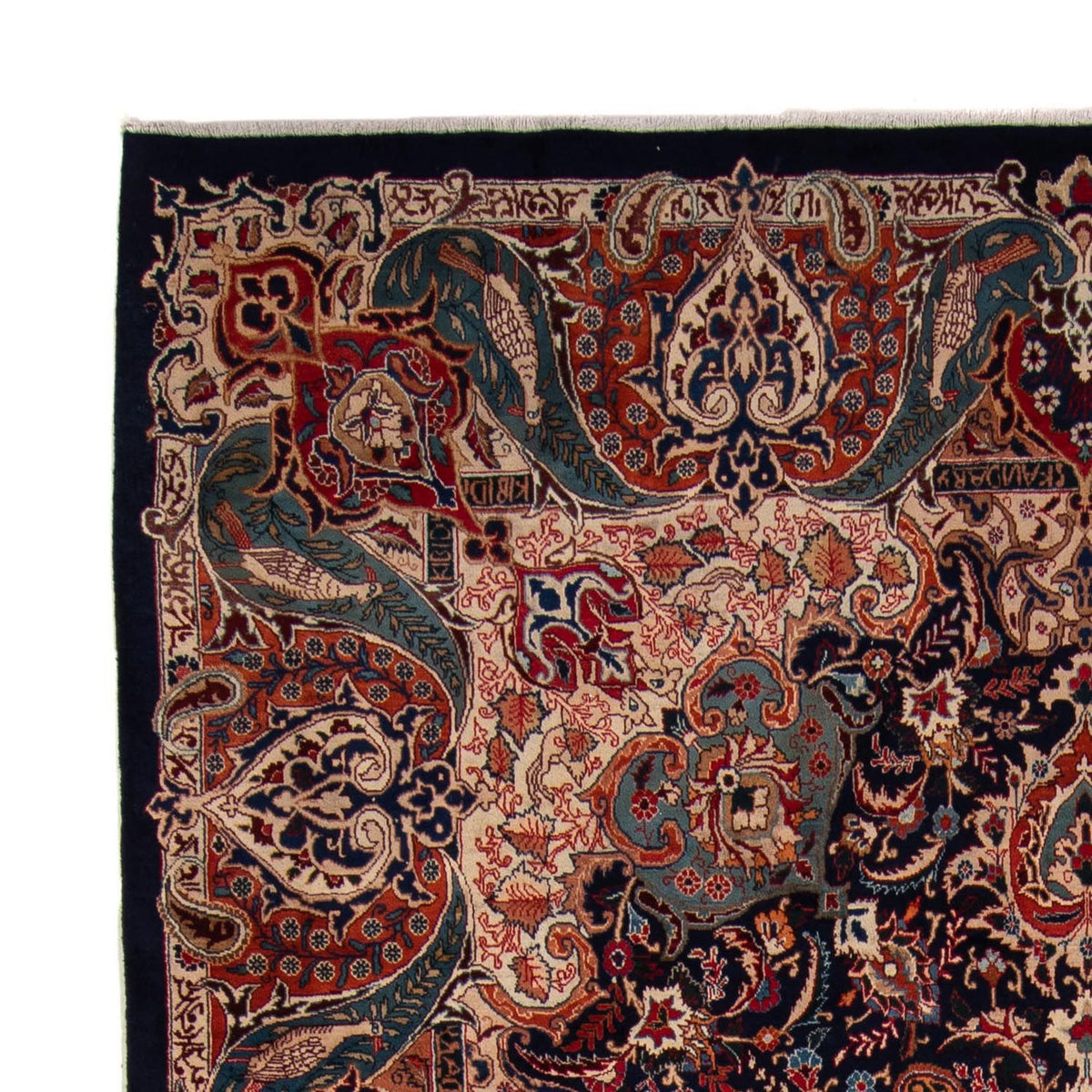 Alfombra persa - Clásica - 369 x 260 cm - azul oscuro