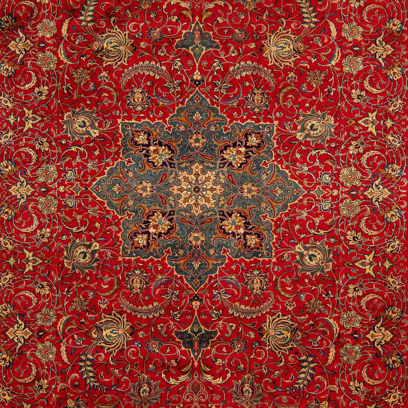 Alfombra persa - Clásica - 395 x 285 cm - rojo