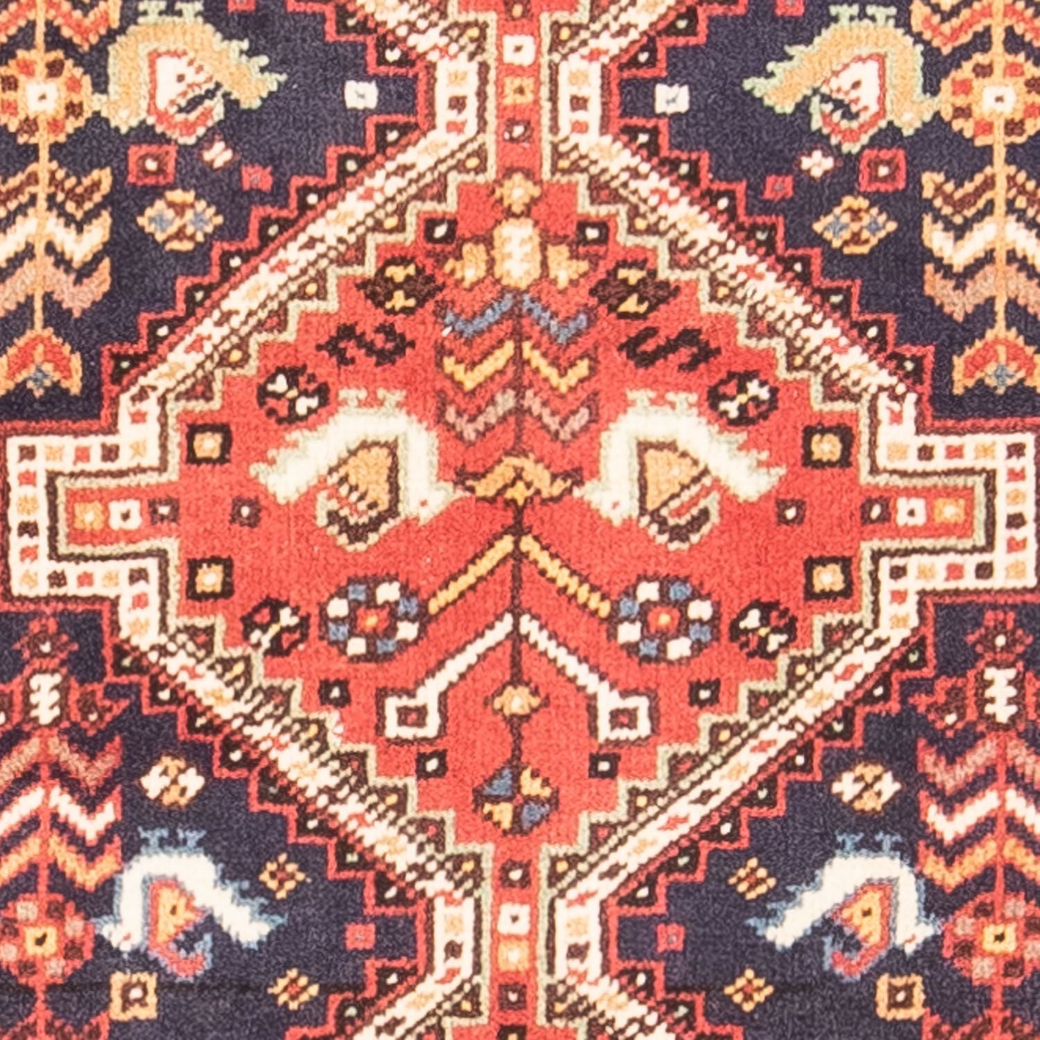 Alfombra de pasillo Alfombra persa - Nómada - 240 x 117 cm - rojo claro