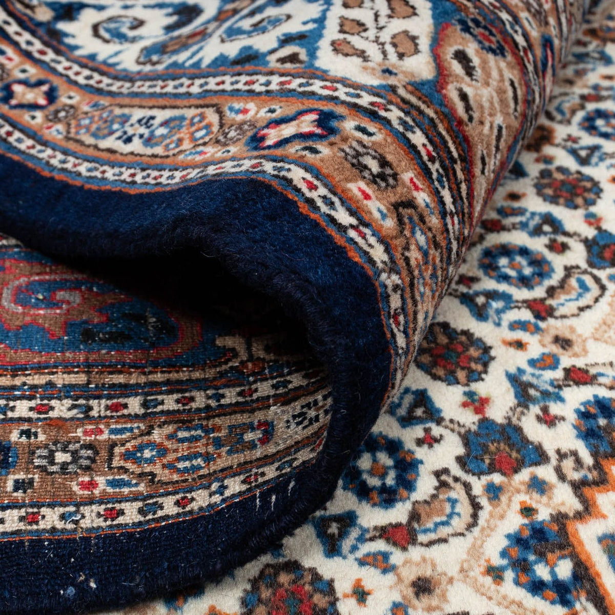 Alfombra persa - Clásica - 365 x 253 cm - azul oscuro