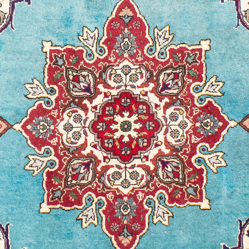 Alfombra persa - Tabriz - 300 x 203 cm - turquesa