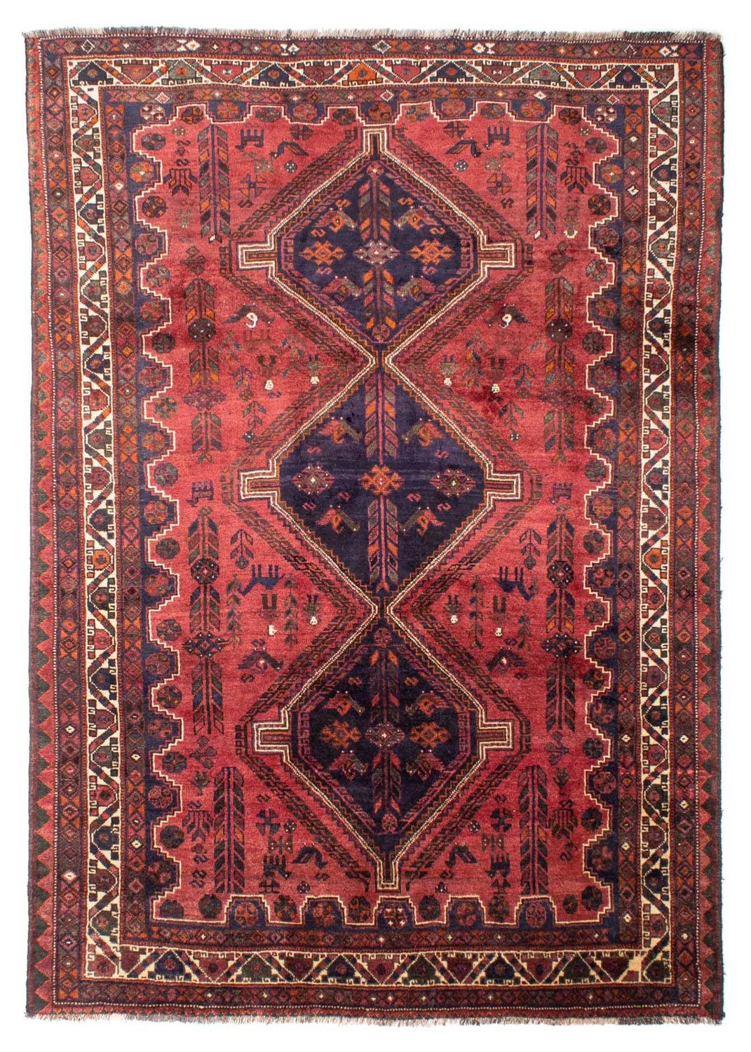 Alfombra persa - Nómada - 287 x 201 cm - rojo