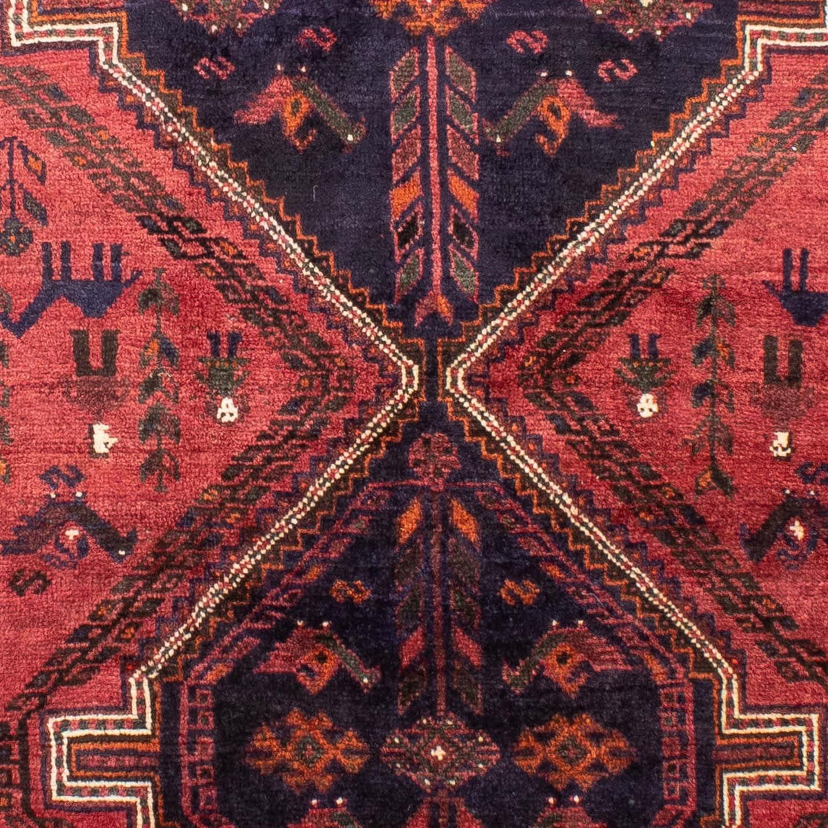 Alfombra persa - Nómada - 287 x 201 cm - rojo