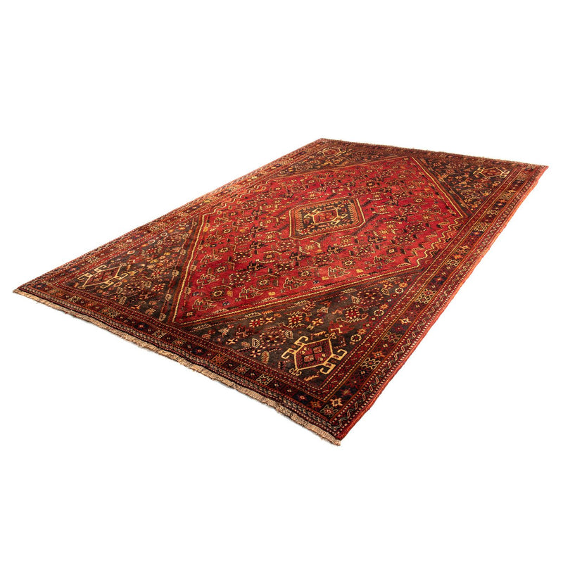 Alfombra persa - Nómada - 277 x 181 cm - rojo oscuro