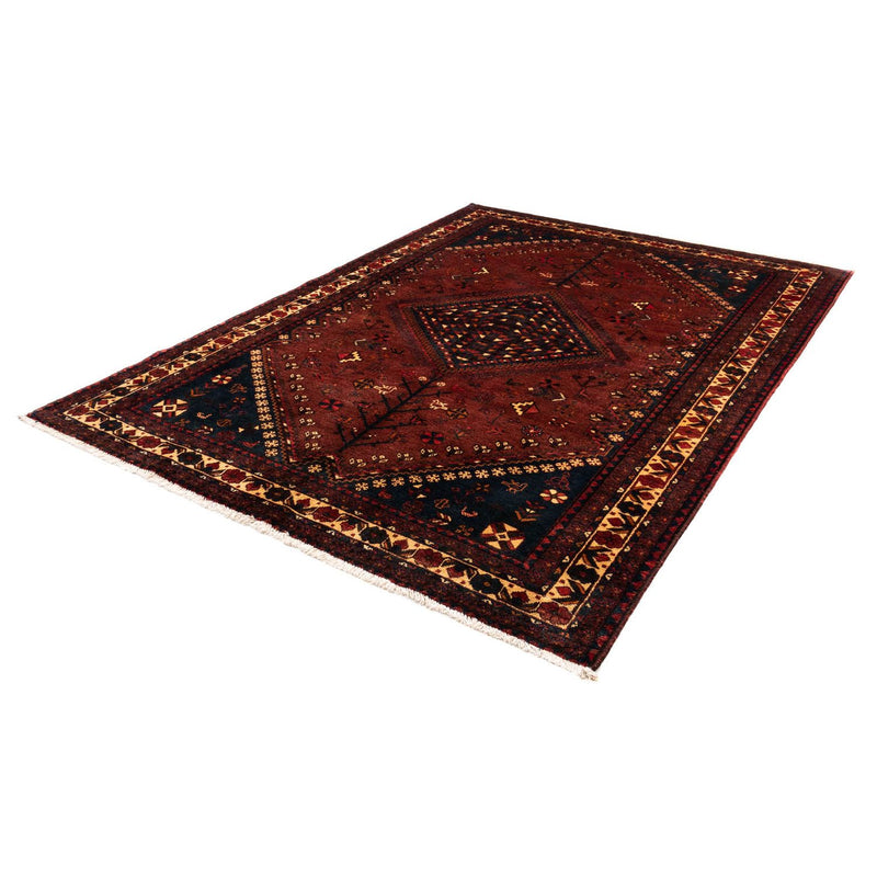 Alfombra persa - Nómada - 248 x 180 cm - rojo oscuro
