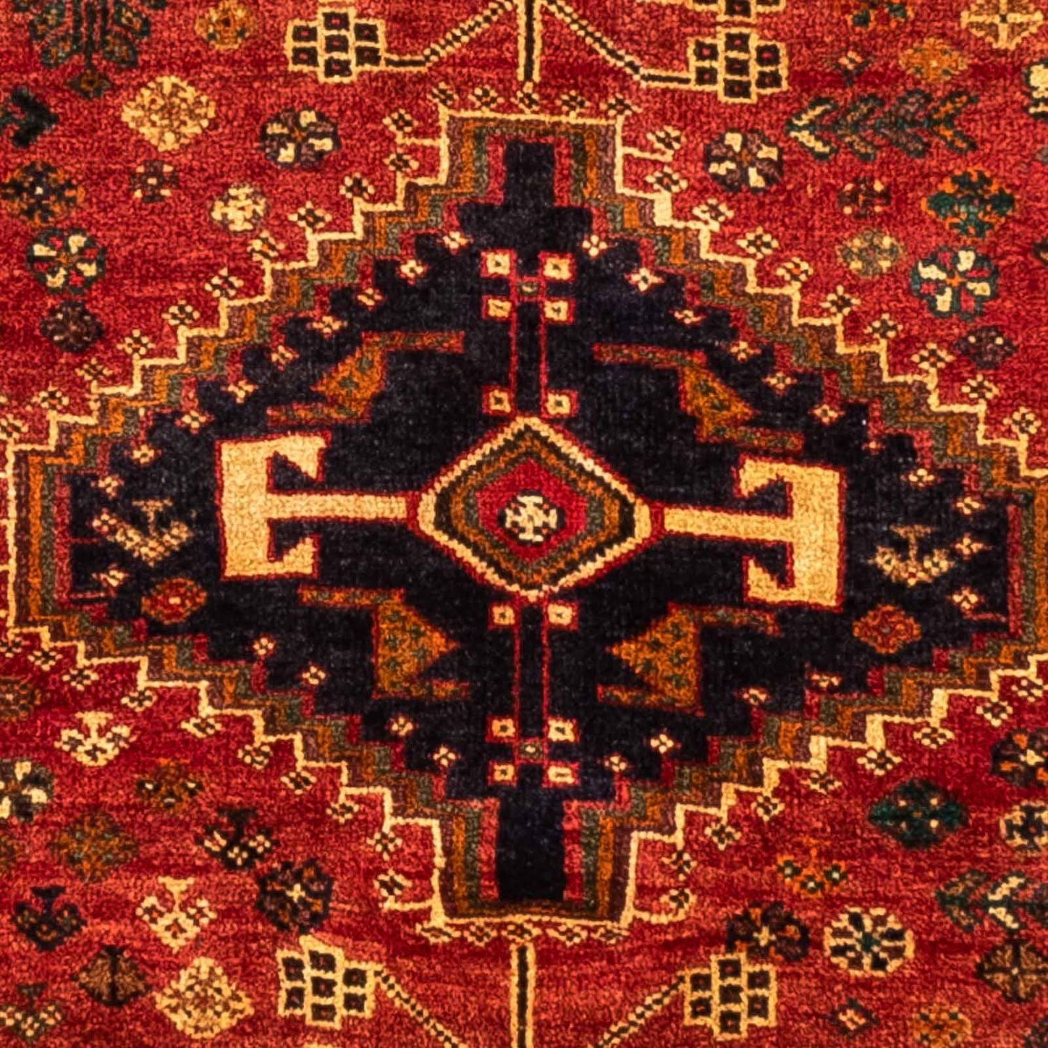 Alfombra persa - Nómada - 225 x 173 cm - rojo oscuro
