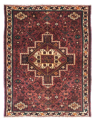 Alfombra persa - Nómada - 147 x 107 cm - marrón oscuro