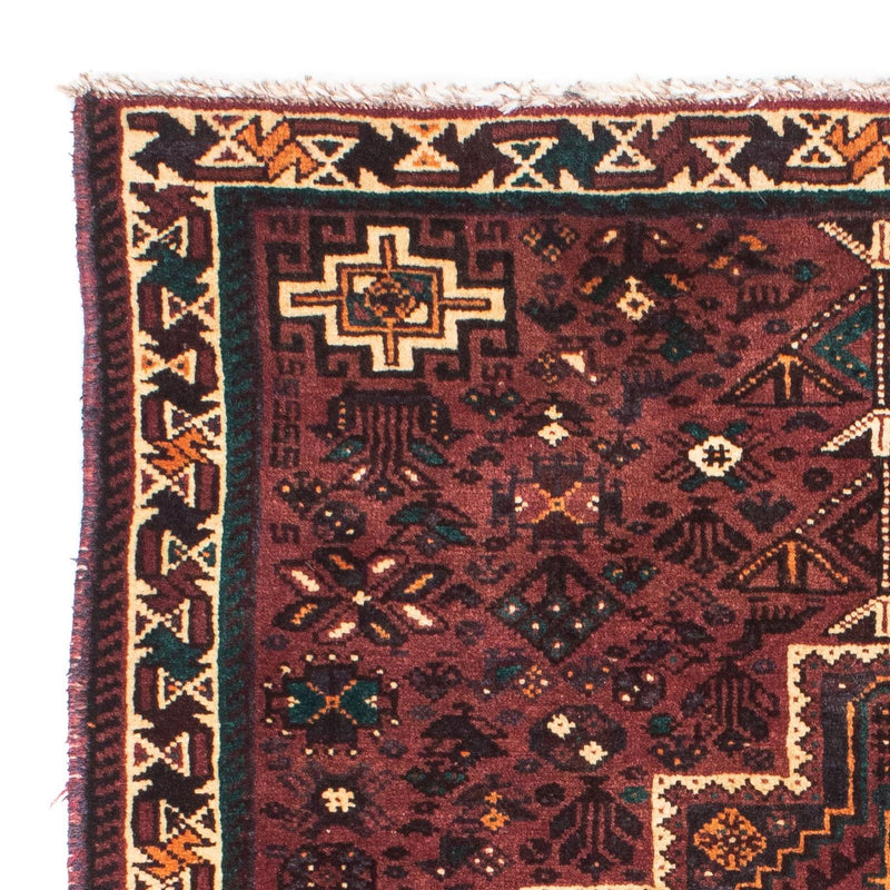 Alfombra persa - Nómada - 147 x 107 cm - marrón oscuro