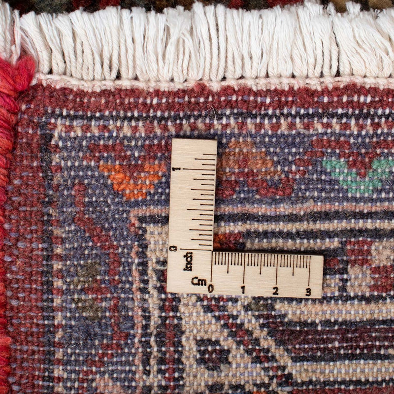 Alfombra persa - Nómada - 116 x 77 cm - rojo oscuro