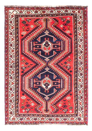 Alfombra persa - Nómada - 152 x 105 cm - rojo