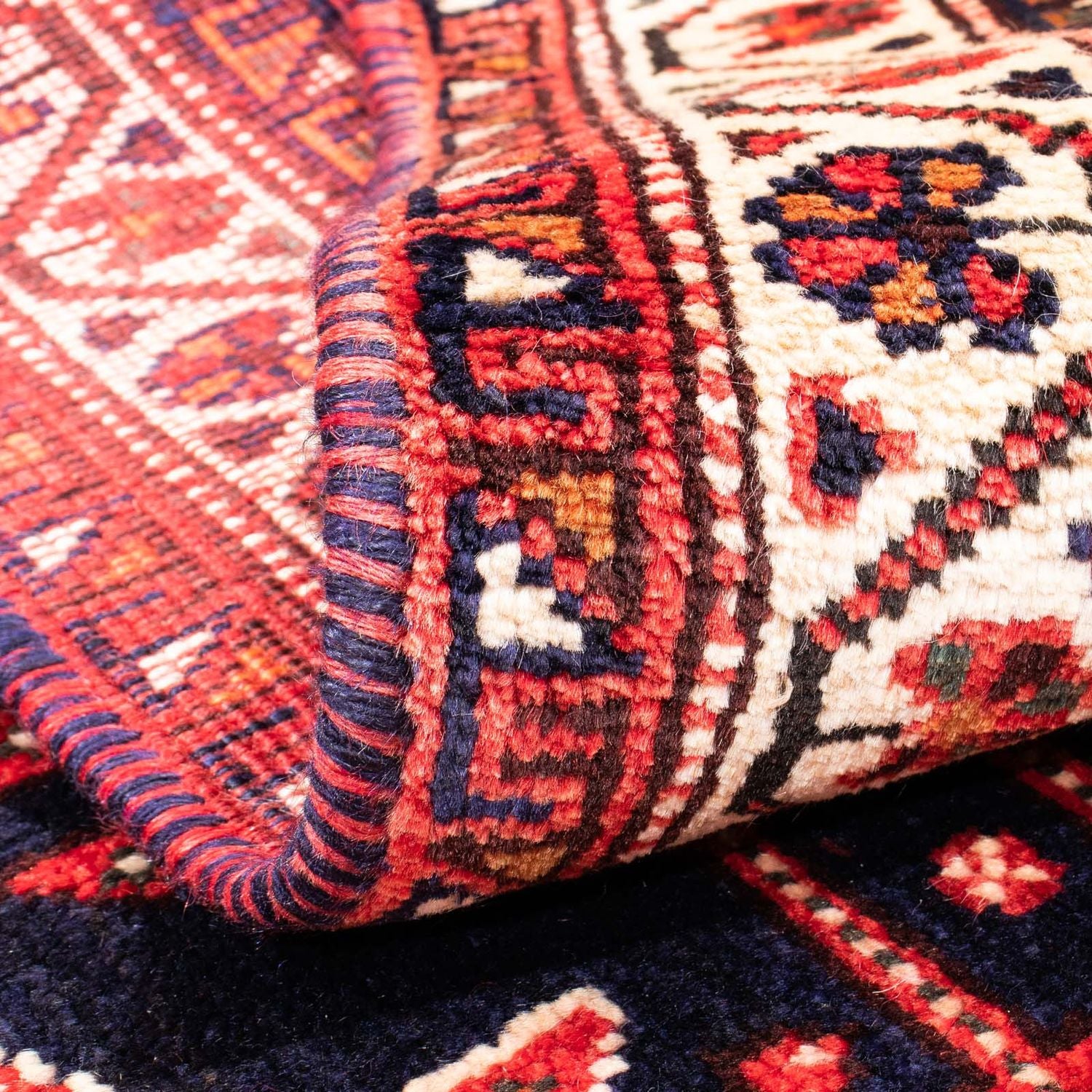 Alfombra persa - Nómada - 152 x 105 cm - rojo