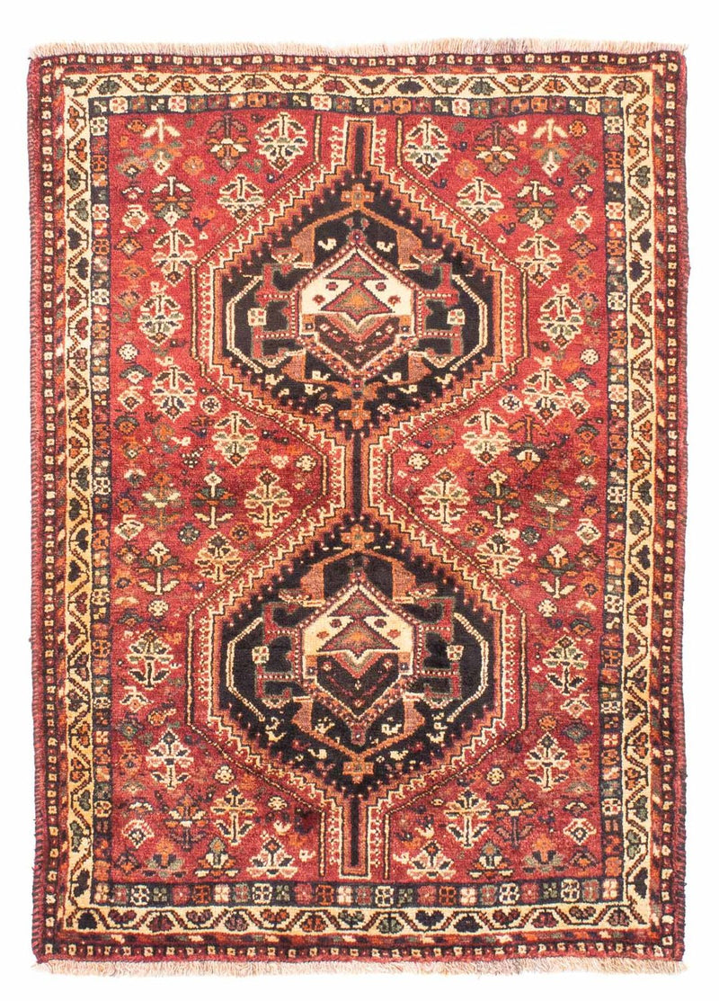 Alfombra persa - Nómada - 153 x 106 cm - rojo oscuro