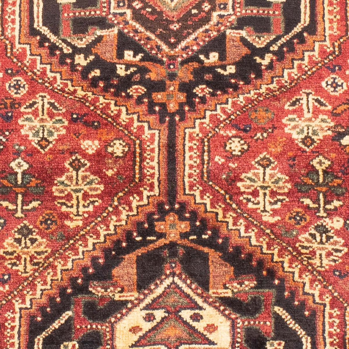 Alfombra persa - Nómada - 153 x 106 cm - rojo oscuro