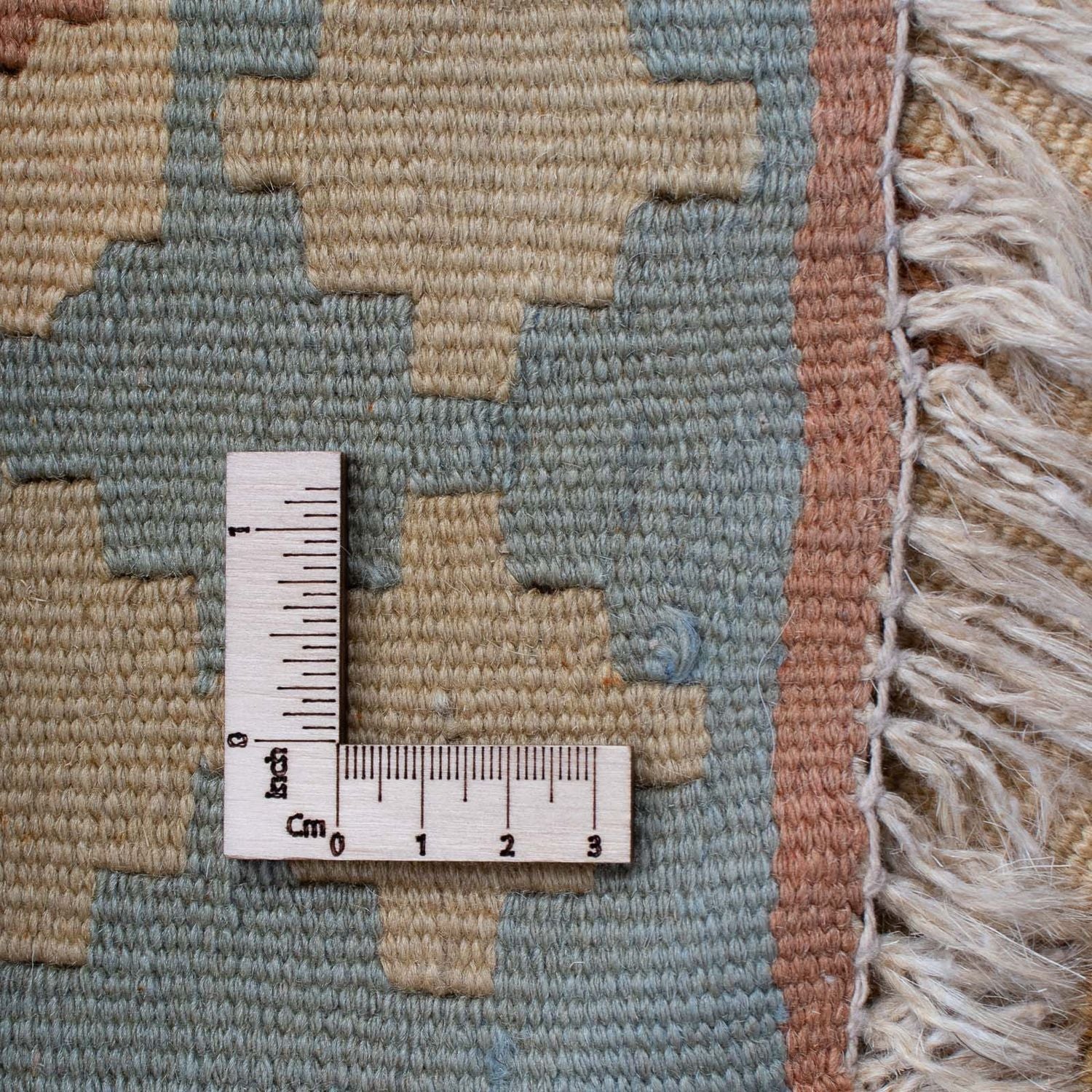 Alfombra Kelim - Oriental - 187 x 152 cm - marrón claro