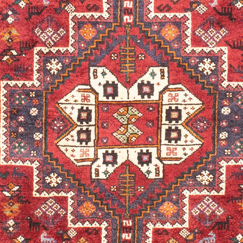 Alfombra persa - Nómada - 163 x 112 cm - rojo oscuro
