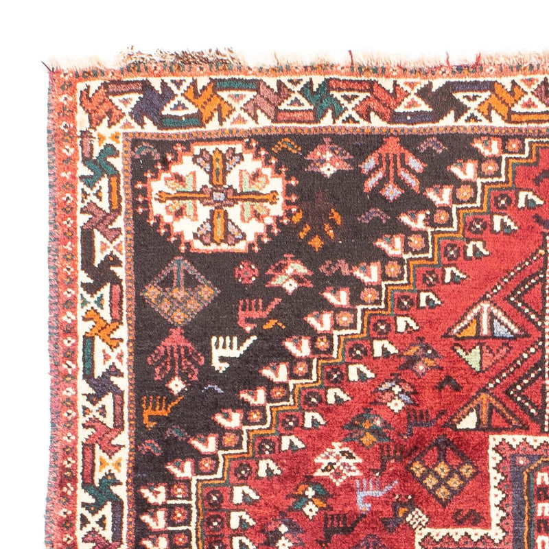 Alfombra persa - Nómada - 163 x 112 cm - rojo oscuro