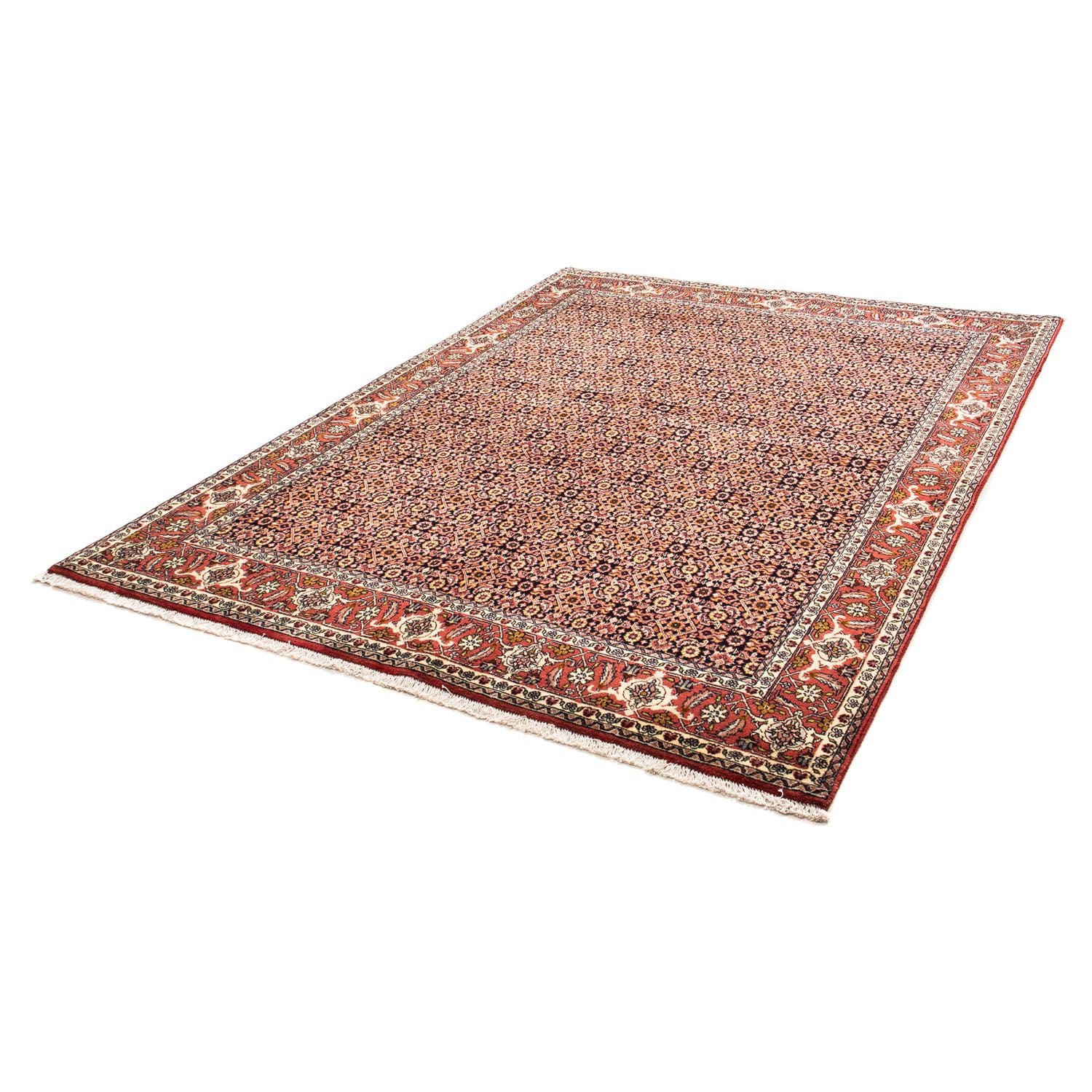 Alfombra persa - Bidjar - 235 x 171 cm - rojo claro