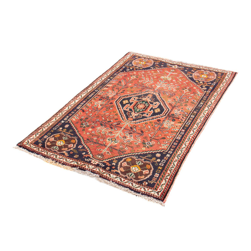 Alfombra persa - Nómada - 136 x 92 cm - rojo oscuro