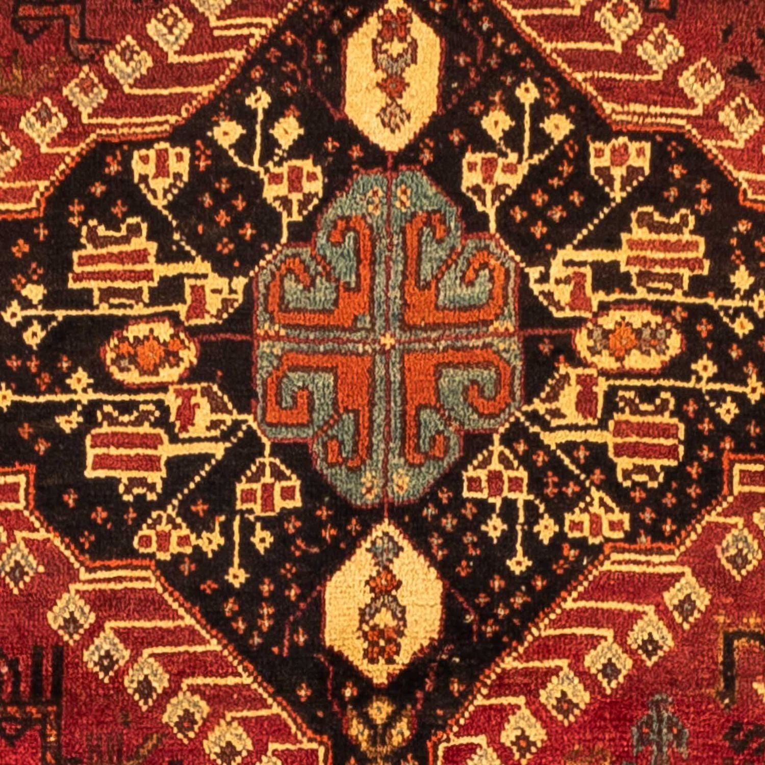 Alfombra persa - Nómada - 258 x 170 cm - rojo oscuro