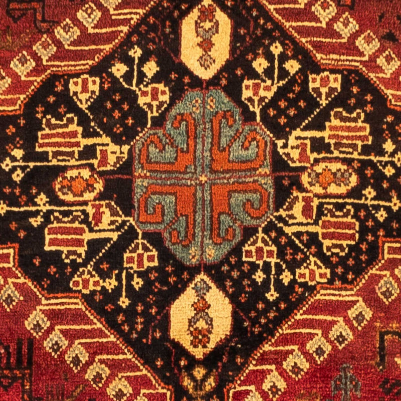 Alfombra persa - Nómada - 258 x 170 cm - rojo oscuro
