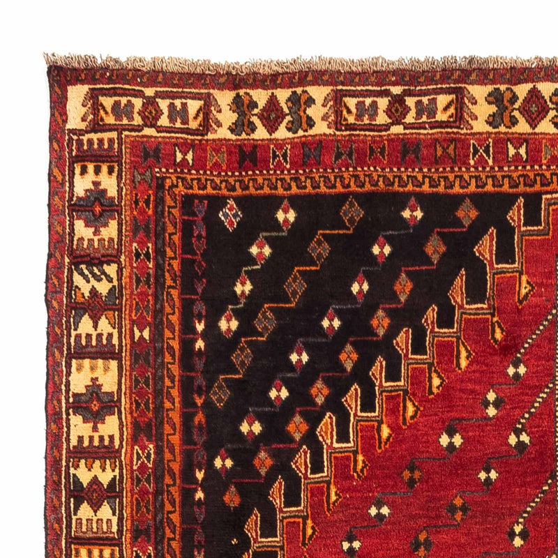 Alfombra persa - Nómada - 257 x 157 cm - rojo oscuro