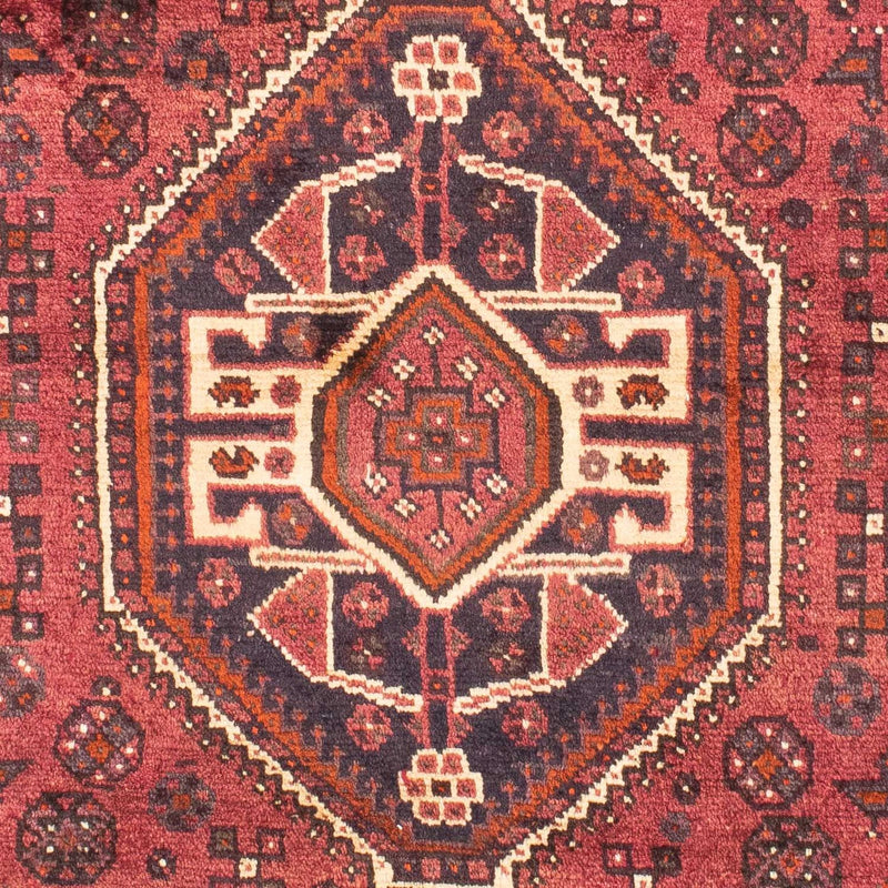 Alfombra persa - Nómada - 164 x 118 cm - rojo oscuro