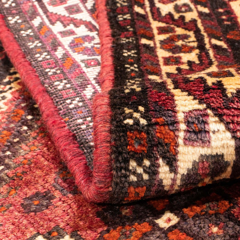 Alfombra persa - Nómada - 164 x 118 cm - rojo oscuro