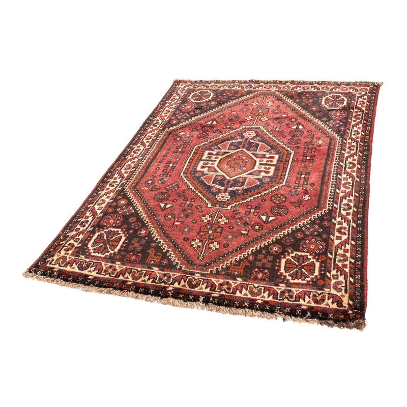 Alfombra persa - Nómada - 164 x 118 cm - rojo oscuro